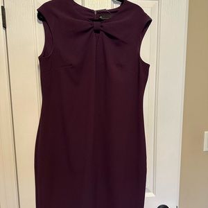 NWT Melanie Lyne Dark Purple flattering Sz16 dress
